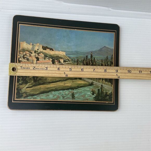 Lady Clare Vintage Scenic Village Landscape Decorative Placemat - Picture 2 of 4